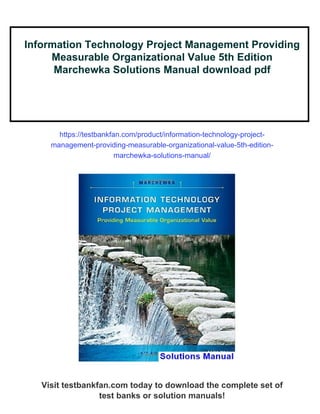 Information Technology Project Management Providing Measurable ...