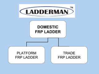 DOMESTIC
FRP LADDER
PLATFORM
FRP LADDER
TRADE
FRP LADDER
 