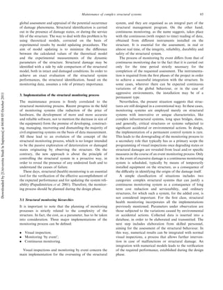 Systemic approach for the maintenance of complex structural systems | PDF