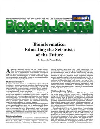 Bioinformatics 4-Page Article