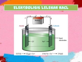 ELEKTROLISIS LELEHAN NaCl
 