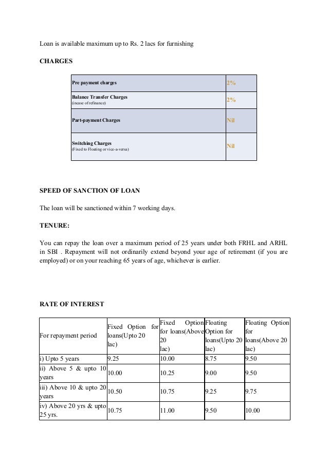 home project loan