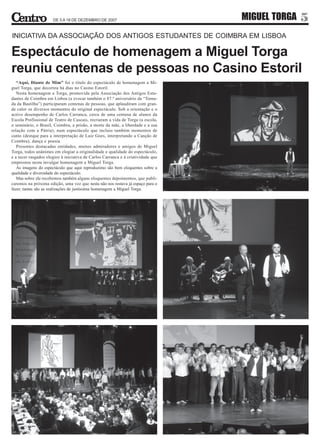 O Centro - n.º 39 – 05.12.2007