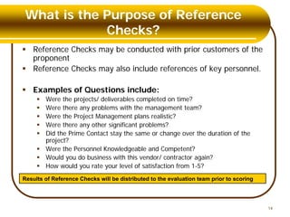RFP Evaluation Training | PDF