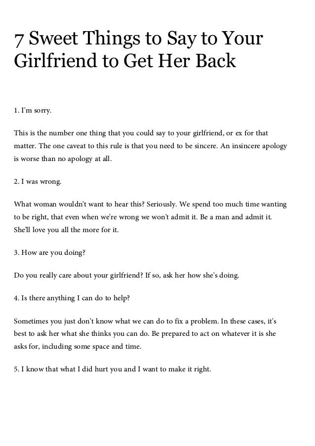 stuff to get for your girlfriend