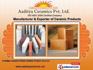 Manufacturer & Exporter of Ceramic Products
 