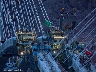 Une forêt de câbles.
 