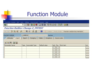 Function Module 