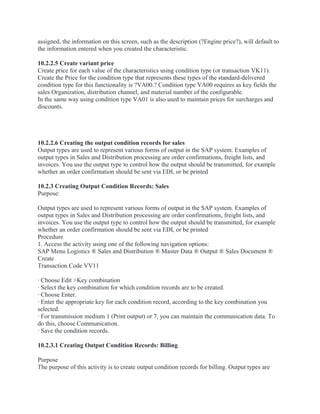 sap variant-configuration | PDF