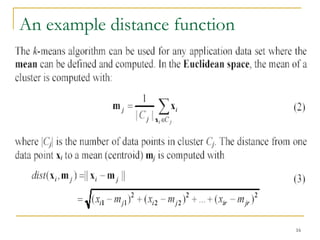 16 
An example distance function 
 