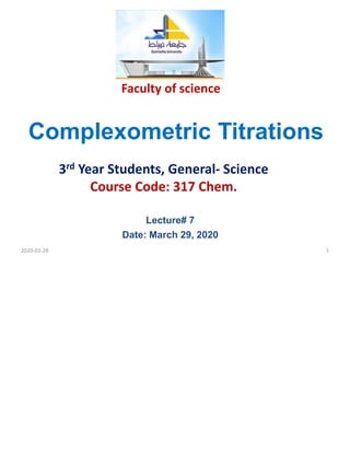 Complexometry titration | PDF