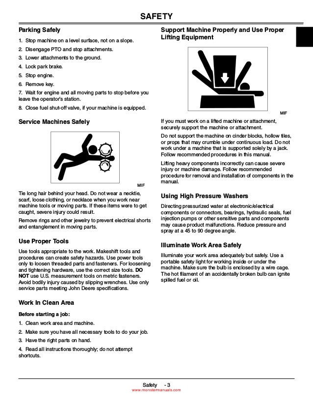 John Deere L100 Manual