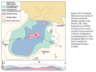 Metamorphic Rocks Uk Map introduction of Metamorphism with examples.ppt