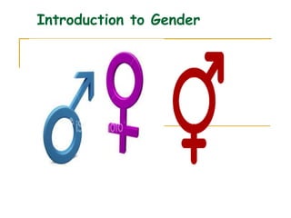 Introduction to Gender
 