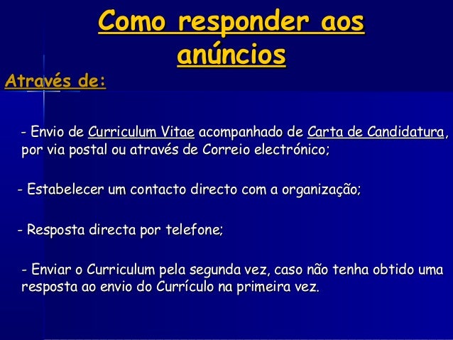 Carta De Agradecimento Pelo Envio De Curriculum