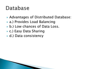 Detailed overview on Database and database system | PPT