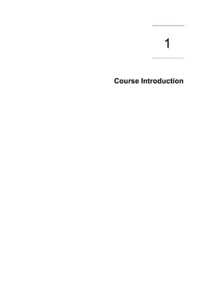 1
          ................................




Course Introduction
 
