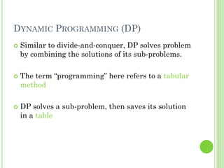 dynamic-programming | PPT