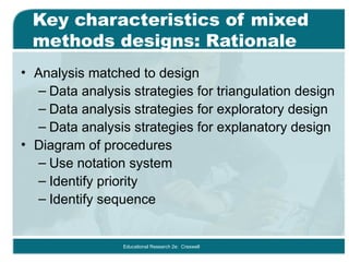 Applied Introduction to Mixed Methods Design | PPT