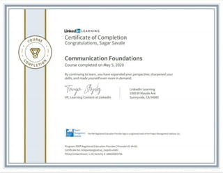 LinkedIn Certificate 