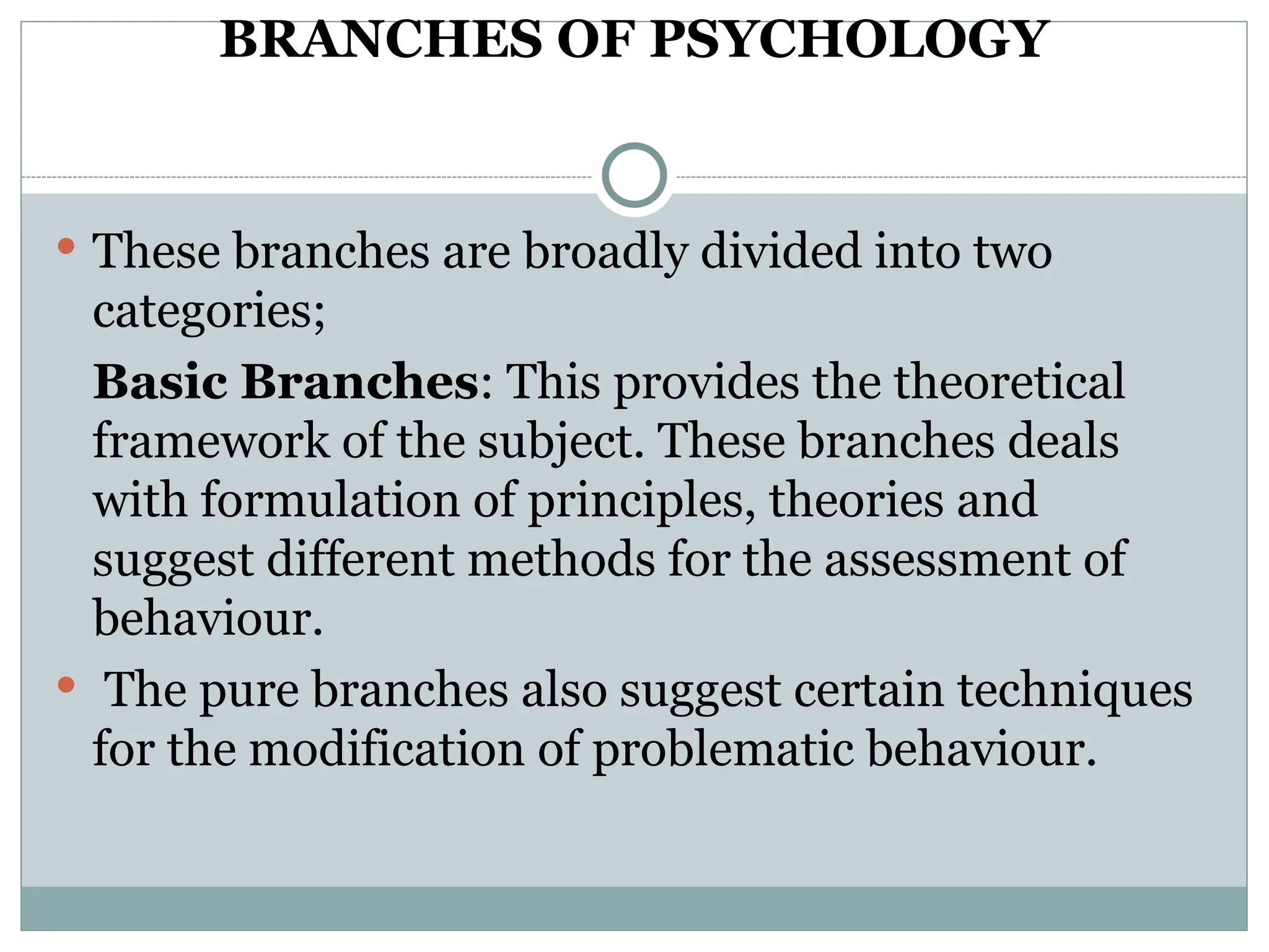 Presentation on introduction to psychology ppt