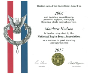 Eagle Scout Cert