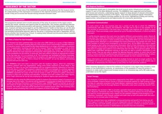 8 9
The West Midlands network of Museum Development Officers Annual Report 2012-13 The West Midlands network of Museum Development Officers Annual Report 2012-13
Resilience of the sector
One of the most crucial roles of the WMMDOs is to provide strong advocacy for the museum sector.
An understanding of the importance of museums to the regional economy and cultural landscape is
crucial if they are to survive and flourish during uncertain economic times.
Advocacy and Promotion
This programme element aims to build awareness of the value of museums to the region and to
identify key trends, initiatives and opportunities for partnership. This involves maintaining effective
relationships and good communication with partners, funders and other stakeholders. At the same
time, museums are being encouraged to use the AIM Economic Toolkit so that they can use the data
obtained as an advocacy tool in uncertain times. In previous years, the biennial Fast Forward report
has provided authoritative advocacy data for the sector. A workshop was held in September 2012 to
discuss whether Fast Forward has a future. A scoping study followed and discussions about a possible
new business models are in progress.
Is There a Future for Fast Forward?
Fast Forward has been published every two years since 2000. Based on a survey of West Midlands
museums, it is the longest standing data set in the museum sector and provides a valuable indication
of long-term trends. It was funded by MLA West Midlands but is no longer affordable in its previous
form. A stakeholders’ workshop was held at the Crescent Theatre in Birmingham in order to think
through, and around, the dilemma of continuing or discarding Fast Forward. Participants were
asked to identify the most important and frequently interrogated areas of the data set and explore
future possibilities for the scheme. In particular, they were asked to identify an appropriate successor
to the last data set, if it is to continue at all. The workshop was facilitated by Volition Associates,
who hold knowledge of Fast Forward from its inception and appreciate its longitudinal value as an
advocacy tool. Their report, ‘Is There a Future for Fast Forward?’ set out the options, summarising
the pros and cons for each one.
The WMMDOs have since been in discussion with the Audience Agency, which has undertaken
audience research with arts organisations, asking some similar questions to those asked in Fast
Forward. The idea is to use their methodology with our targeted audience, following on from their
trials with sites in London. This proposal is supported by ACE as an example of a common approach
being used by different parts of the cultural sector to collect comparable data. Alongside this, the
WMMDOs expanded the scope of their Annual Survey in order to continue to gather information
relating to areas such as learning and education, volunteer and staff numbers and visitor figures,
which might otherwise be lost by only employing an Audience Agency type questionnaire.
WMMDOs are also using the AIM economic toolkit to measure the economic impact of museums and
heritage sites in the region. This exercise will be repeated in coming years to keep the information up
to date. By collecting information in several different ways, WMMDOs hope to maintain an accurate
and usable set of data so that the legacy of Fast Forward is not lost. Without Fast Forward’s budget,
however, the reality is that data will be obtained from targeted groups rather than involving every
museum, giving something that is more of a snapshot of trends in the sector.
Sub-Regional Resilience
This programme strand aims to strengthen the local museum sector infrastructure and peer
support in each of the West Midlands counties. The WMMDOs have supported and facilitated
area forums and networks, undertaking regular research to keep abreast of relevant information
for dissemination among museums in the region. They have also produced regular information
based newsletters, e-bulletins and blog updates for the sector, highlighting funding and training
opportunities, networking events and opportunities for cross-sector partnership.
Consistent Communication
An early action of the new business plan was a review of the way in which the WMMDOs
communicate with their contacts and audiences. The idea was to see if it was possible for all
the counties to communicate in the same way or through a pan-regional site or system to avoid
duplication. There was already a basic website set up for the Marches Network, of which the MDOs
are a part.
It swiftly became apparent that each area has slightly different communication needs. Above all,
it was clear that, unless the information is skewed to local interest first, museums tend to conclude
it is not for them and ignore it. Some counties prefer a blog while others are very much keener on
a targeted email, although it is acknowledged that these preferences may change over time. It has
been possible to achieve some convergence in the short term. All the MDOs now send a regular
email update or alert rather than piecemeal information. Much of that information is the same but
it is organised hierarchically to emphasise the local first, then the regional and then the national.
This seems to engage each audience more effectively than the idea of one general update. All the
MDOs have undertaken Wordpress training so that they are able to produce information in the
same format. They are also able to update the Marches Network website, to which they all have
access. In some counties the audiences have embraced an online format wholeheartedly. In others,
primarily more rural areas with poor internet access, people are more resistant to change.
Some information still needs to be delivered in multiple formats to reach its target audience. The
WMMDOs will continue to endeavour to avoid duplication by evaluating the most suitable way, in
each case, to disseminate the information to best effect for each particular audience.
Other initiatives designed to improve the resilience of museums in the region have included a retail
review of two Staffordshire museums, an examination of the possibility of using 3D printers in
museums to make replica objects and increase income in an innovative way, and a QR codes survey
undertaken across the region.
Retail Therapy
Two museums in Staffordshire have been supported by their MDO in a bid to make their shops
more profitable. Erasmus Darwin House in Lichfield successfully applied for AIM funding to enlist
the help of a specialist consultant from Retail Matters. Additional match funding from the MDO
programme meant that the Borough Museum in Newcastle-under-Lyme would also benefit from
the consultancy.
Retail Matters was formed in 1991 to provide a specialist retail service to Historic Houses, Gar-
dens, Museums, Cathedrals and other heritage sites where a balance needs to be struck between
the need for income generation and a respect for the aesthetic integrity of the property or its
collections. Consultant, John Prescott, worked with both sites to train and advise staff and volun-
teers on how to increase sales in their shops.
The two museums have now established a strong partnership and benefit from being very dif-
ferent types of museum. Although one is an independent site and the other is run by the local
authority, they were both seeking answers to the same questions. A follow up network session is
planned so that other museums in Staffordshire can benefit from the consultancy.
Resilienceofthesector
Resilienceofthesector
 