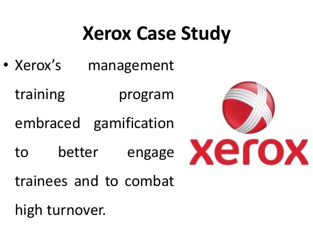 xerox corporation case study answers