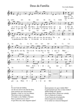 159 - Deus da Família - frei acílio (O A familia) | PDF