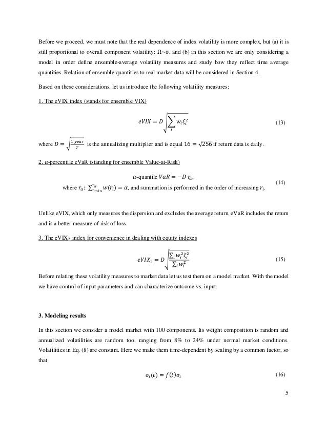 Express Measurement Of Market Volatility Using Ergodicity Express Measurement Of Market Volatility Using Ergodicity