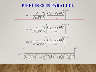 PIPELINES IN PARALLEL
 