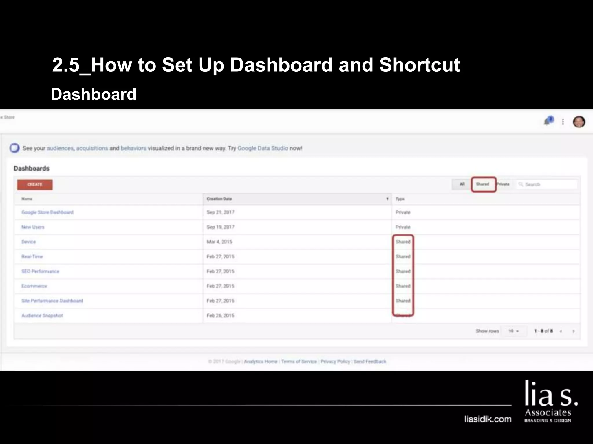 Dashboard
2.5_How to Set Up Dashboard and Shortcut
 