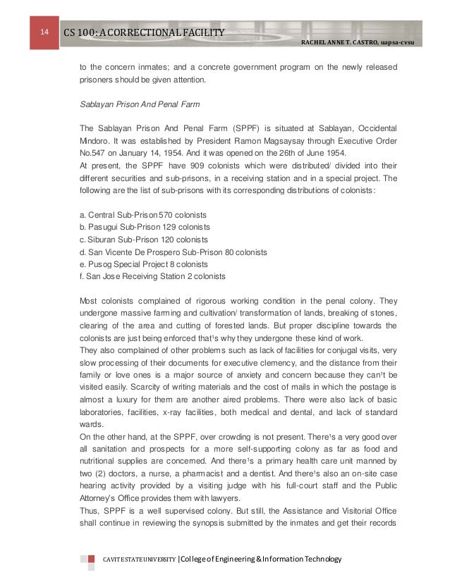 Purpose of imprisonment essay image