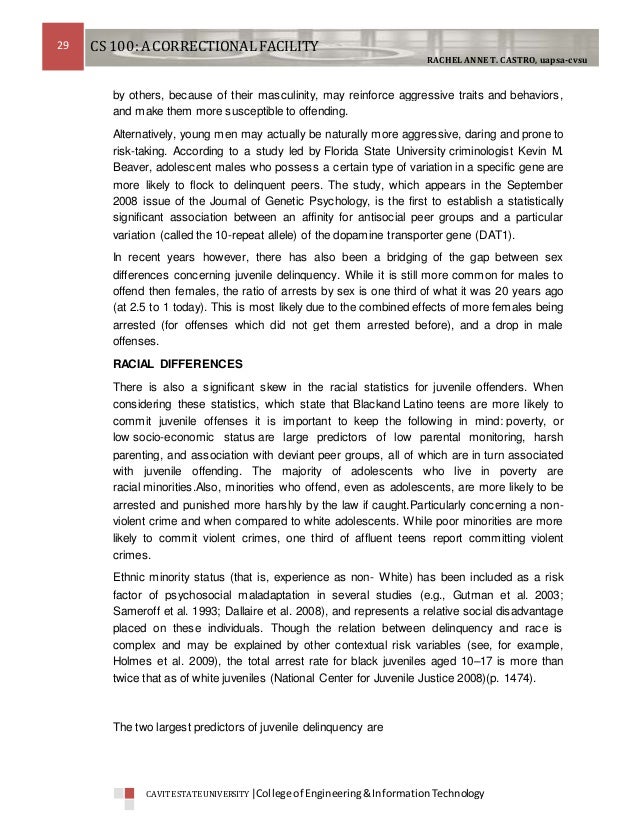 Correctional case study examples picture