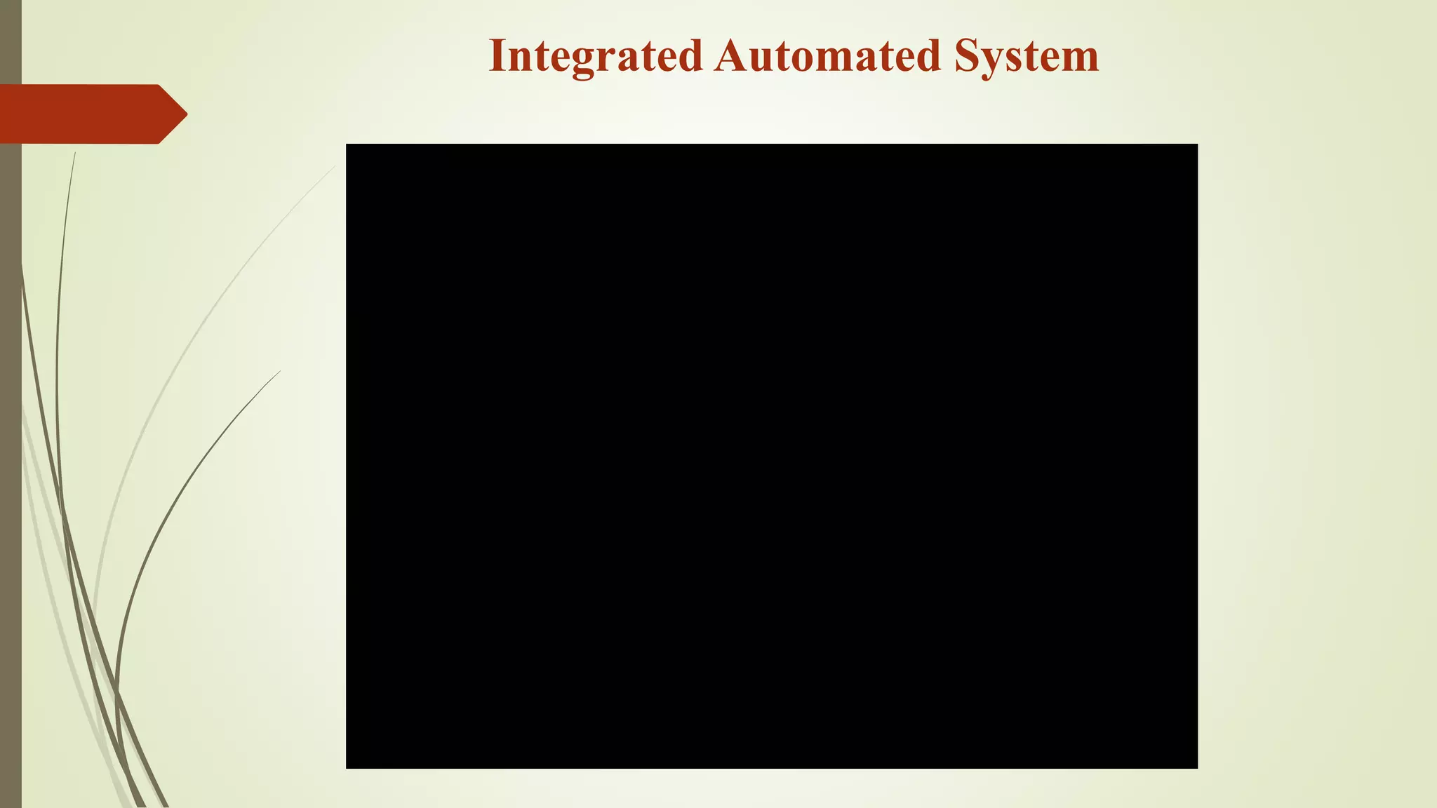 Integrated Automated System
 
