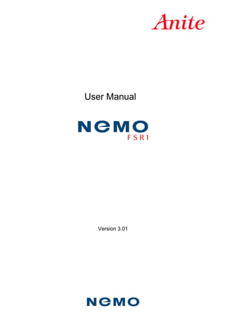 Version 3.01
User Manual
 