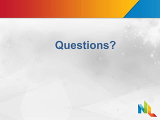 Questions?
 