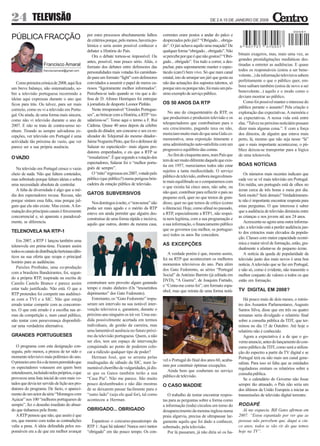 O Centro - n.º 41 – 02.01.2008