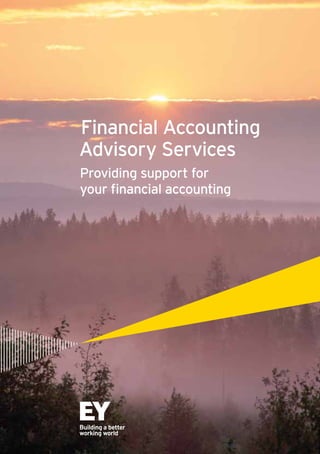 Financial Accounting
Advisory Services
Providing support for
your financial accounting
 
