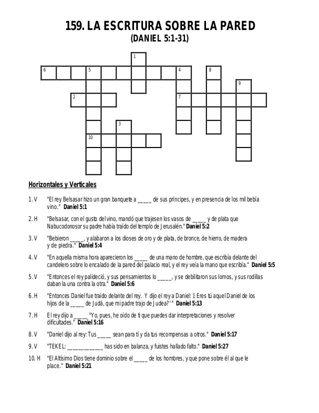 159 La Escritura Sobre La Pared