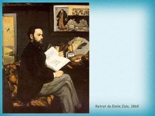 Retrat de Emile Zola,  1868   