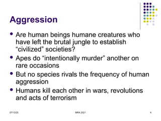 Aggression: Psychological, Biological, and Social Perspectives on the ...