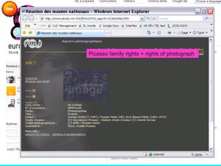 Picasso family rights + rights of photograph 