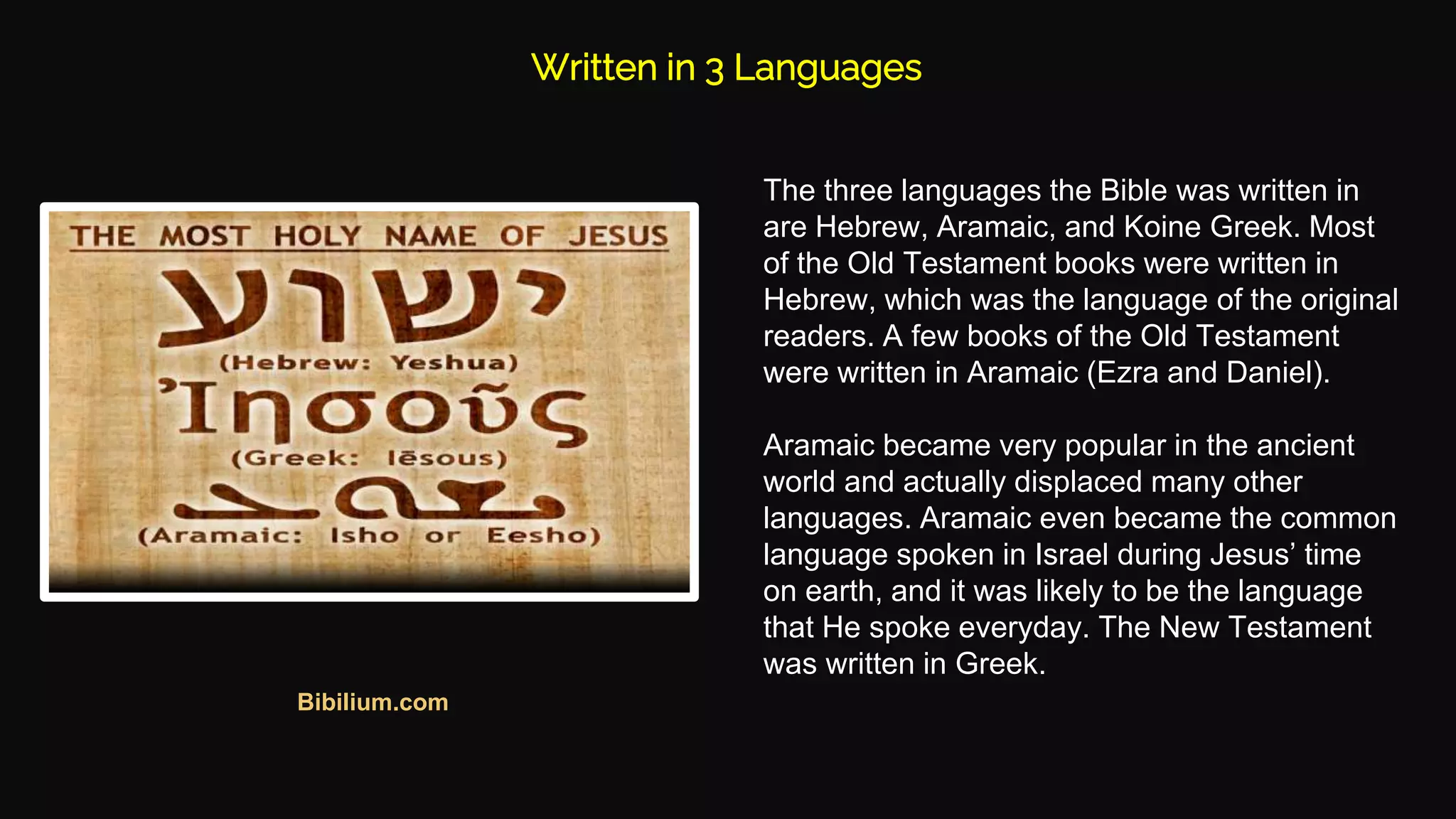 15 Amazing Facts About the Bible | PPTX