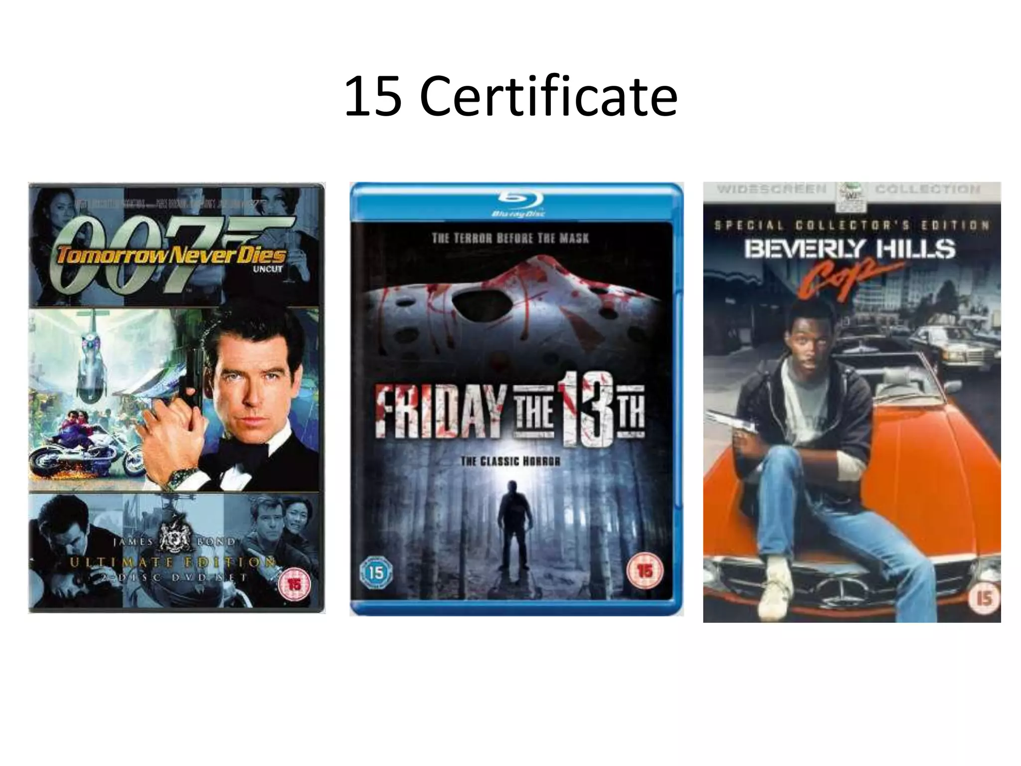15 and 18 certificates PPT