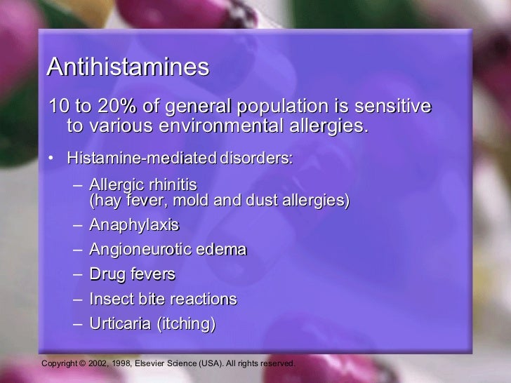 Antihistamines (Clinical Pharmacology)