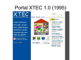 Portal XTEC 1.0 (1995)
 