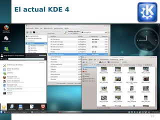 <ul>Historia de KDE: Antes de KDE1 </ul><ul><li>Agosto de 1997: Primer meeting de KDE, KDE ONE, con 15 participantes 