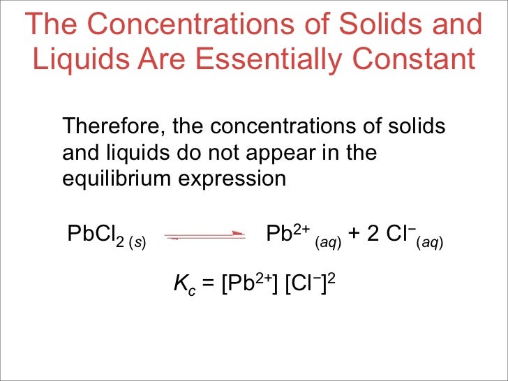 Chapter 15 Lecture Chemical Equilibrium
