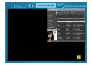 Spotify
Spotify est un service de musique
en streaming qui permet à ses
utilisateurs d'écouter la musique
qu'ils veulent, quand et où ils le
veulent, grâce à une plateforme
rapide, ergonomique et facile à
utiliser.


Notre objectif est de permettre à tout le monde d’écouter et de
partager de la musique aussi facilement que possible.

Et au delà, proposer une alternative au téléchargement illégal en
créant un environnement qui bénéficie à la fois aux fans et aux
artistes.
 